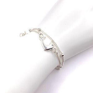 Silver Bohemian Dolphin Ankle bracelet